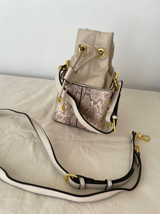 Python Luxe Bucket Bag