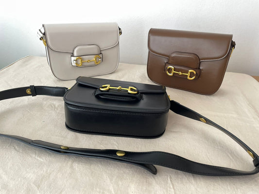 Luxe Horsebit Crossbody Bag (3pc)