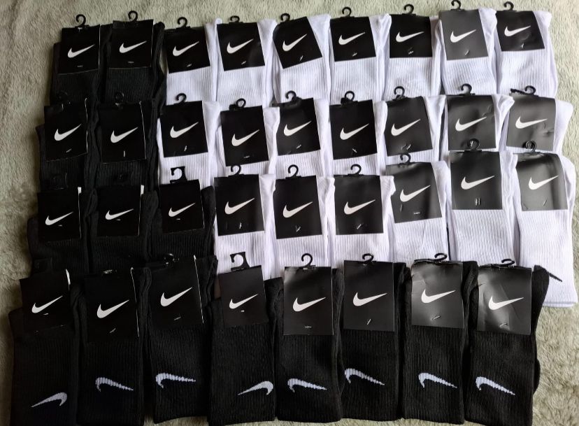 Nike Socks – Pack of 10 (White Only)