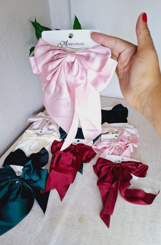 Large Satin Hair Bows (pack)