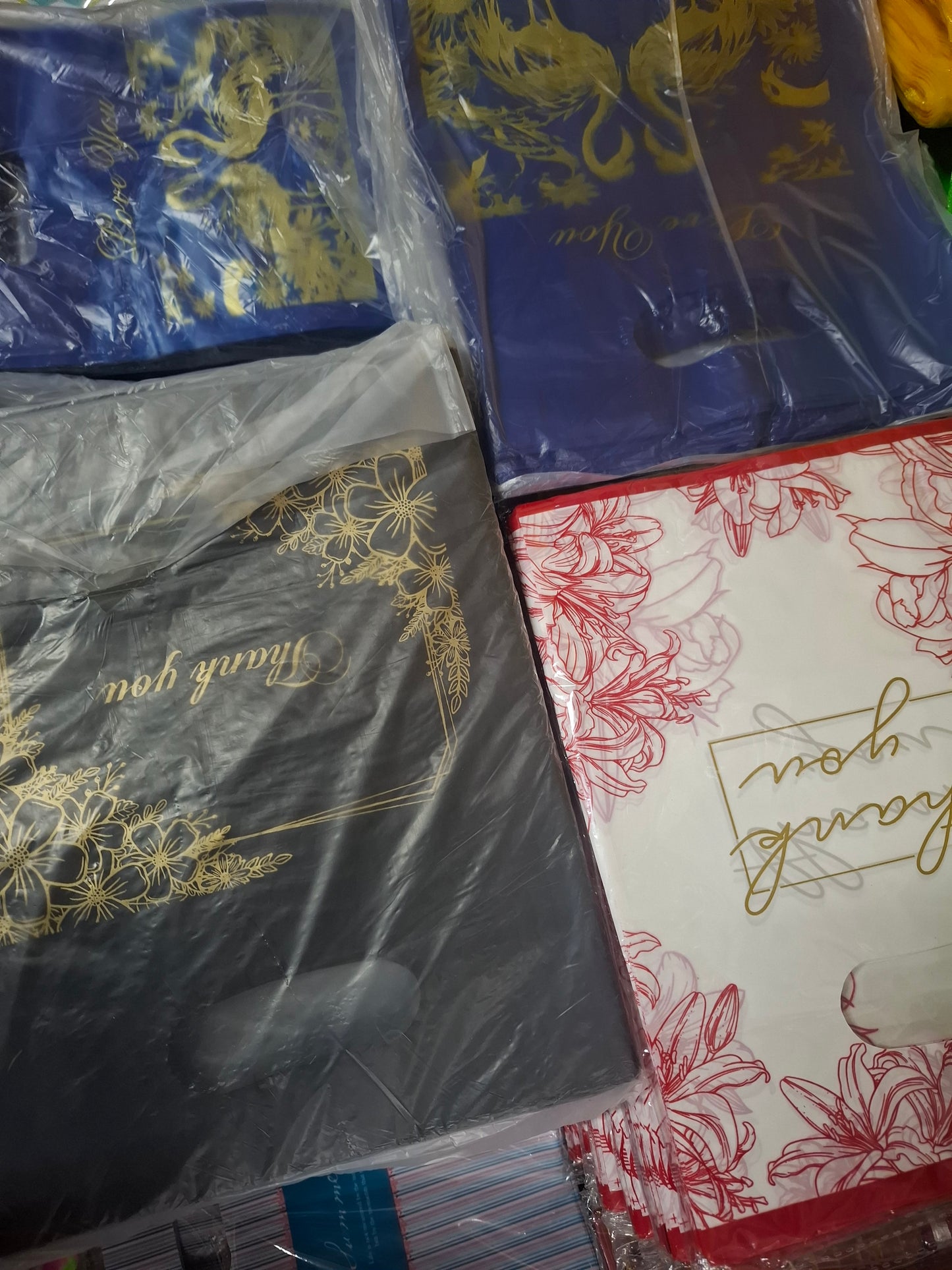 100 Pack “Thank You” Plastic Bags
