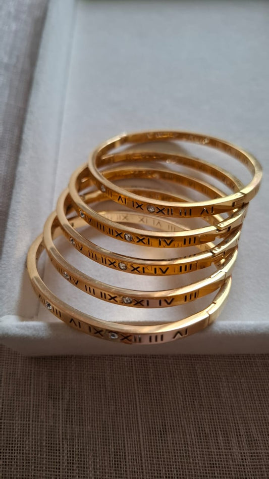 Roman Numeral Bangle