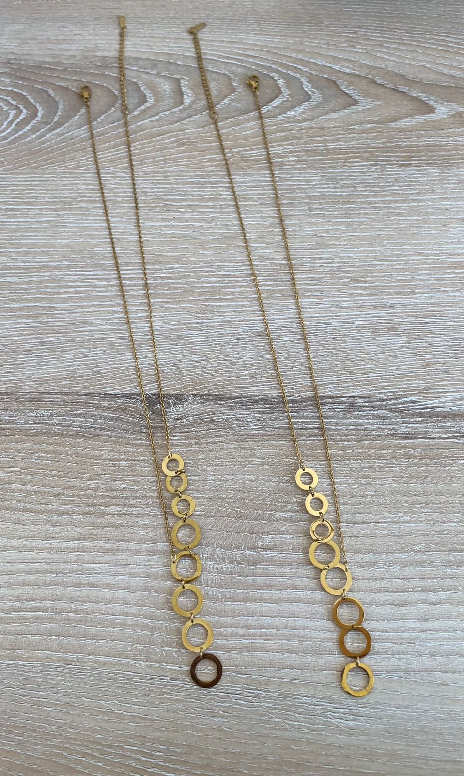 Ring Cascade Necklaces (2pc)