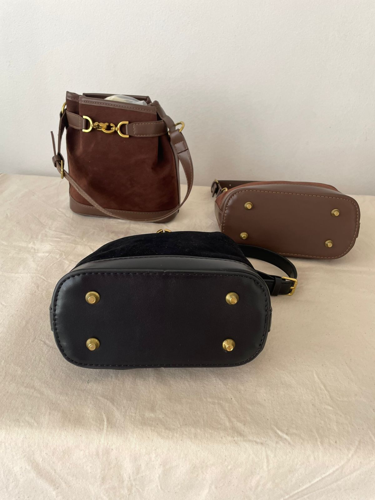Vintage Chic Shoulder Bag (3pc)