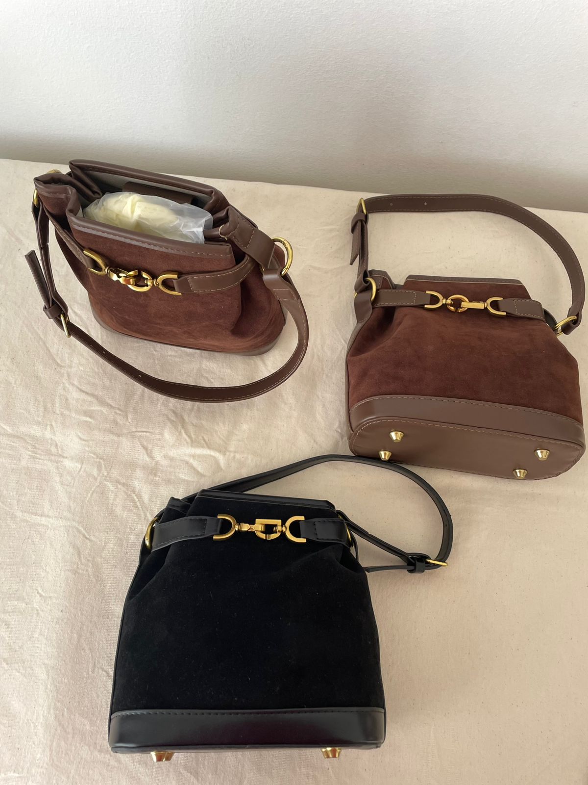 Vintage Chic Shoulder Bag (3pc)