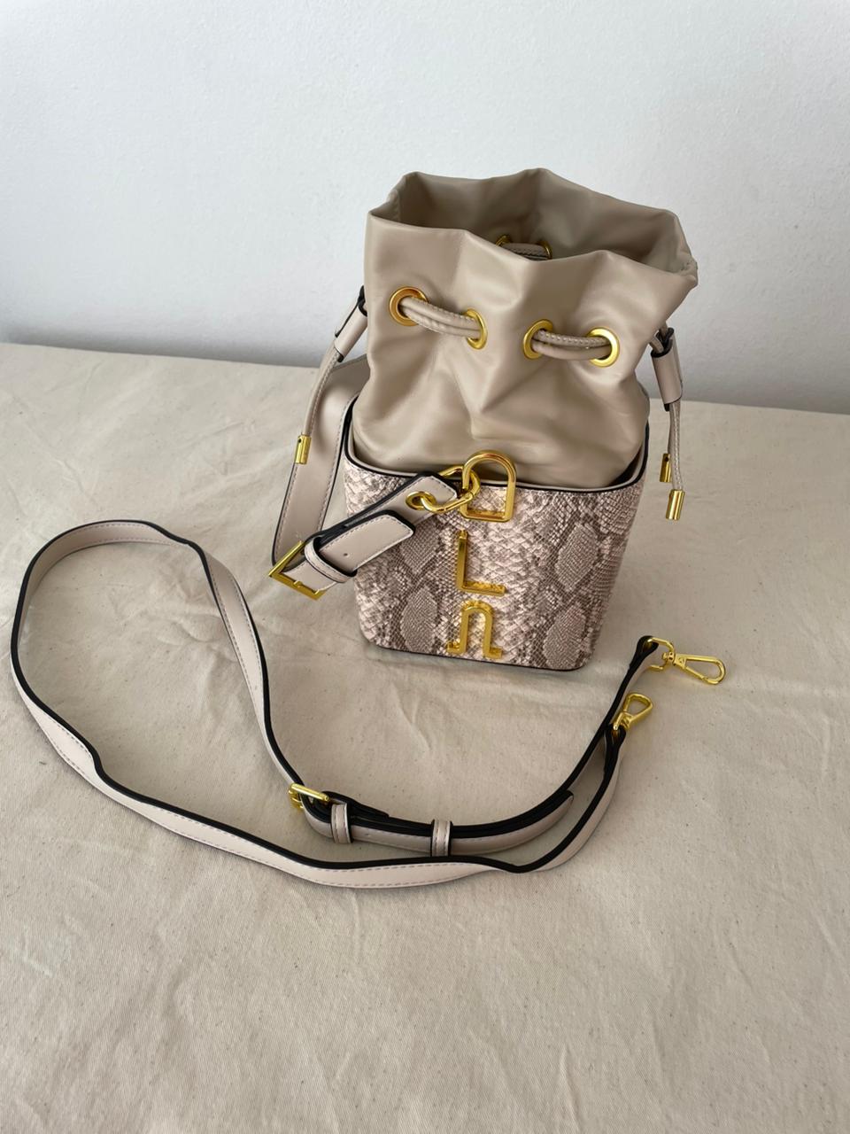 Python Luxe Bucket Bag