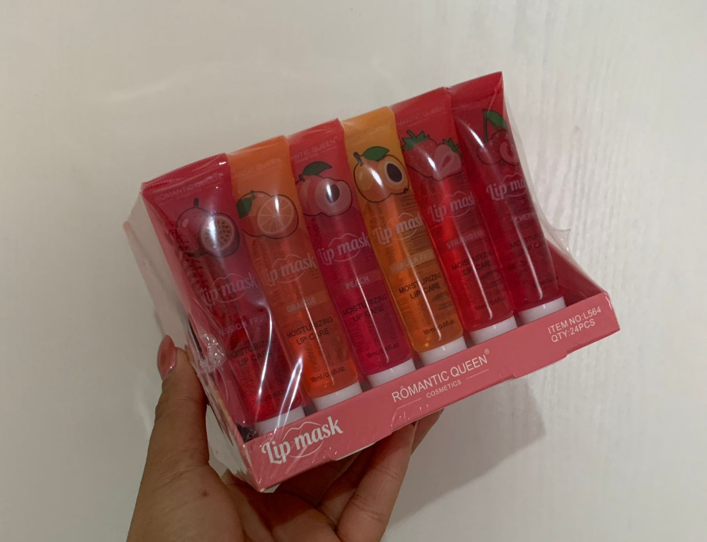 Romantic Queen Lip Mask – Moisturizing Lip Care Set (Box of 24)