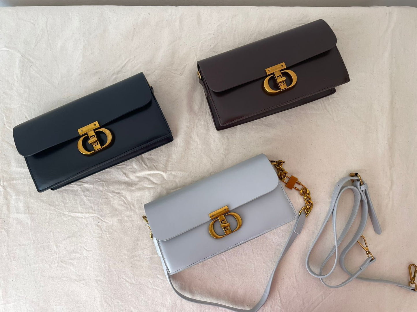 Lock Crossbody Bag