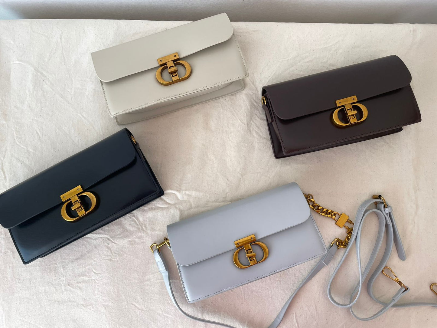 Lock Crossbody Bag